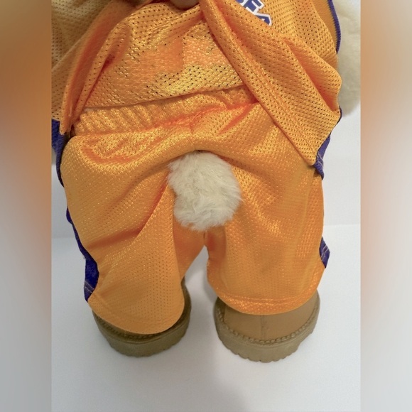Build-A-Bear Plush with Purple and Gold Jersey and shorts - Picture 13 of 14